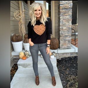 Leopard Print Ankle Booties